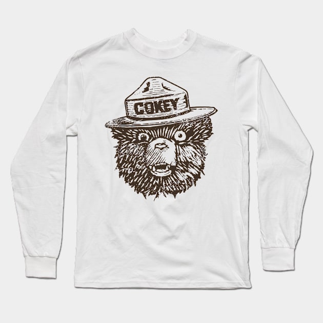 Cokey the Bear Long Sleeve T-Shirt by Cungkring Band